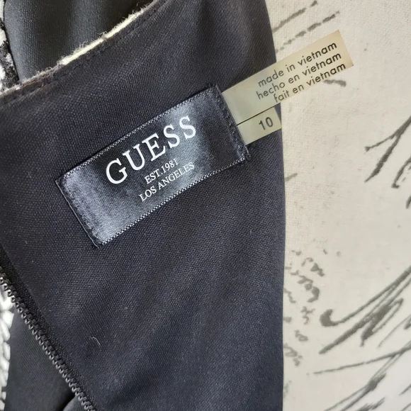 GUESS Animal Print Knee Length Dress -10 - Picture 4 of 4